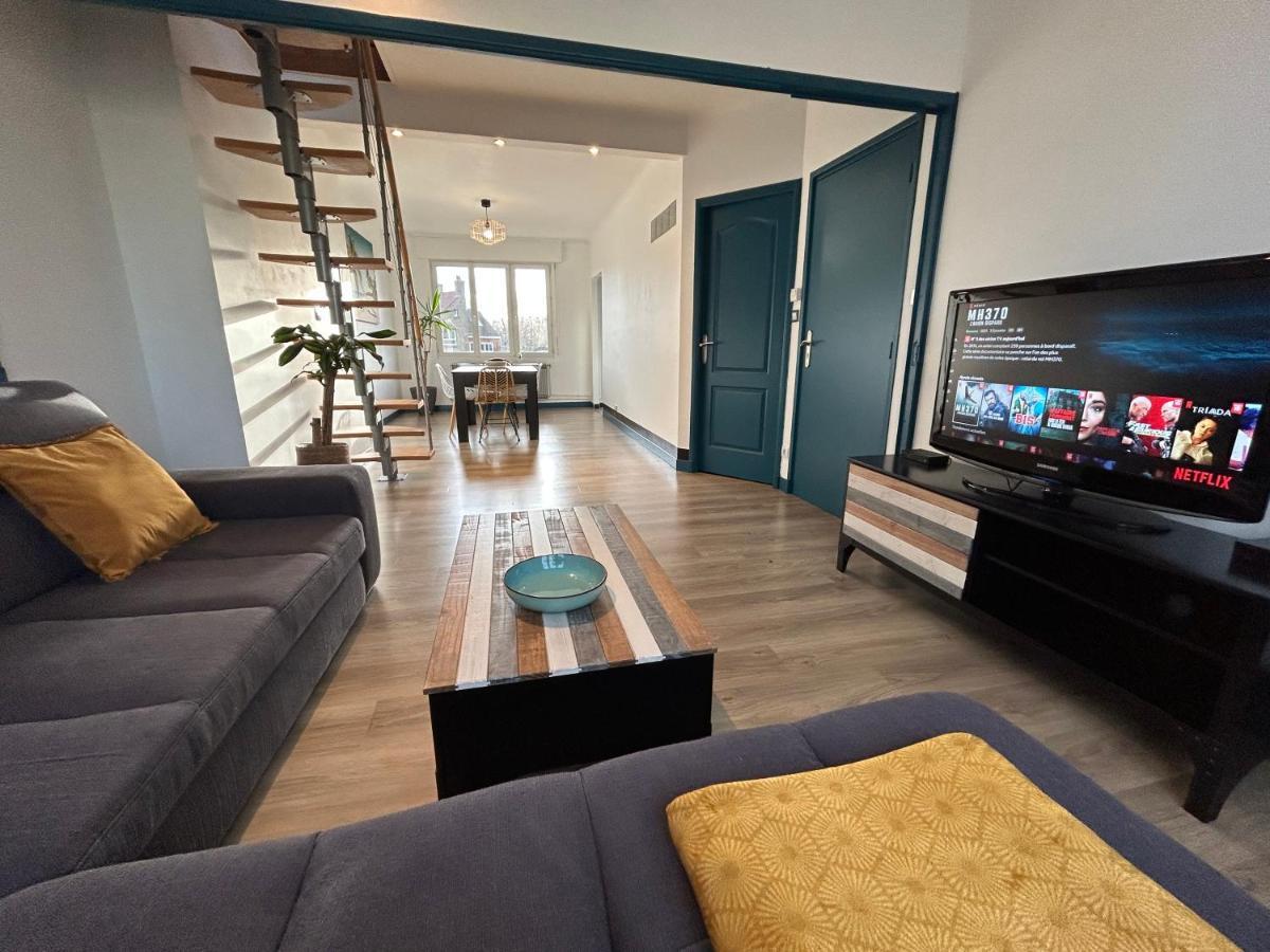 Duplex Lumineux Entre Plage Et Centre-Ville Dunkirk Exterior foto